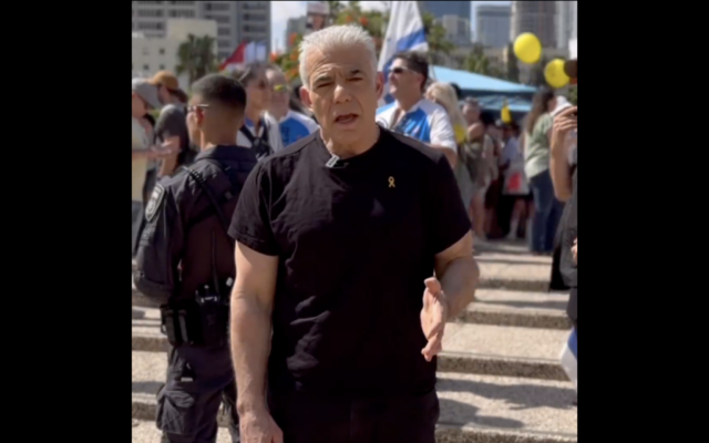 Lapid Israel protests